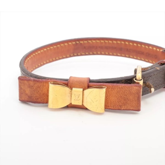 Louis Vuitton Laisse Baxter MM Pet Leash & Collar - M58056 & TH1008 - Picture 7 of 11